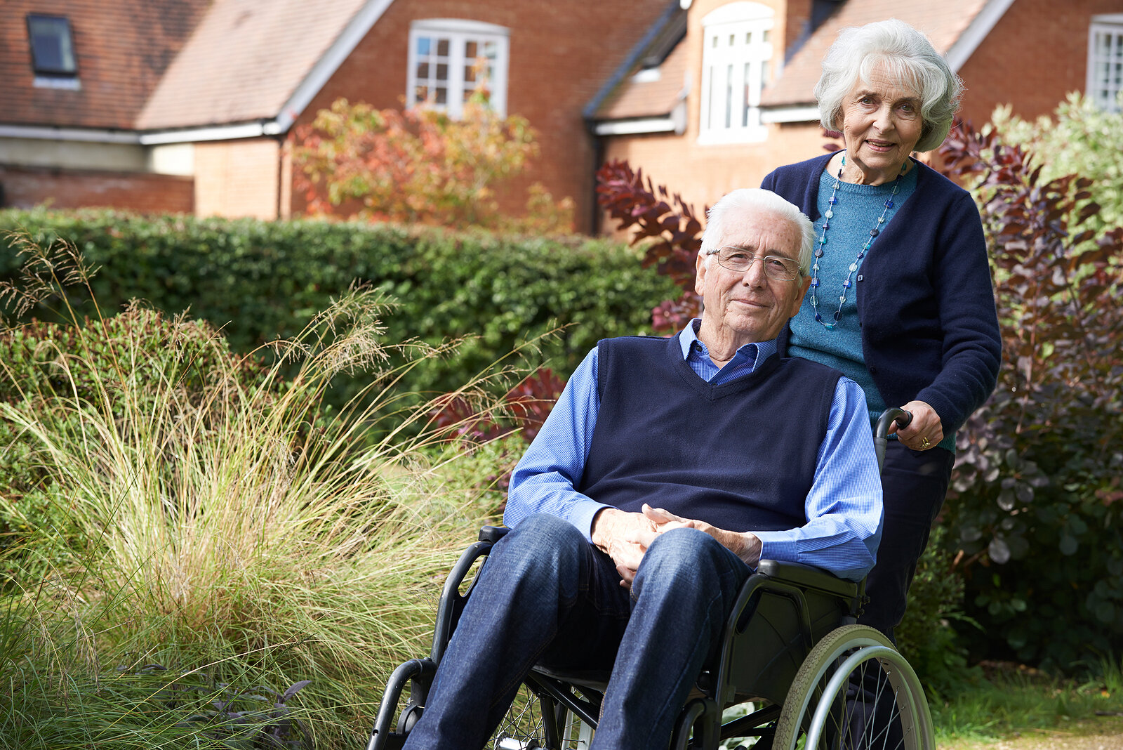 Elderly couple photo